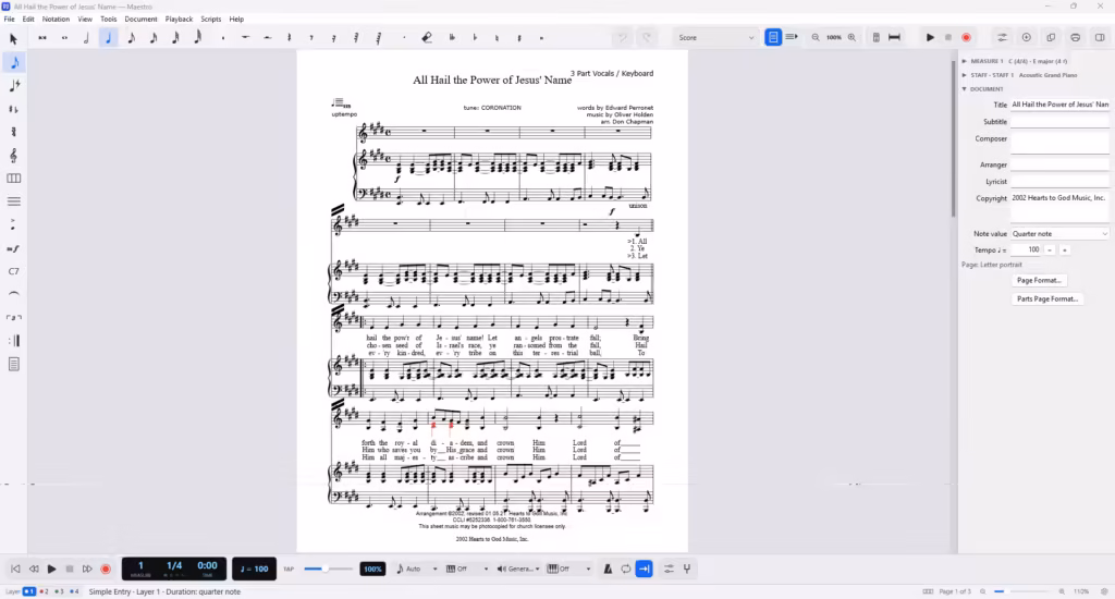 Maestro Screenshot